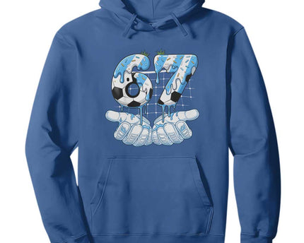 Funny Argentina Six Seven Football Meme Hoodie Gen Alpha Soccer Fan