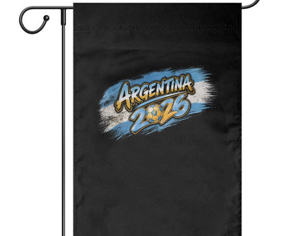Vintage Argentina Soccer Pride 2026 Graphic Garden Flag