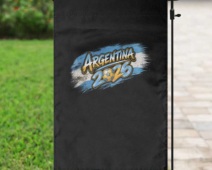 Vintage Argentina Soccer Pride 2026 Graphic Garden Flag