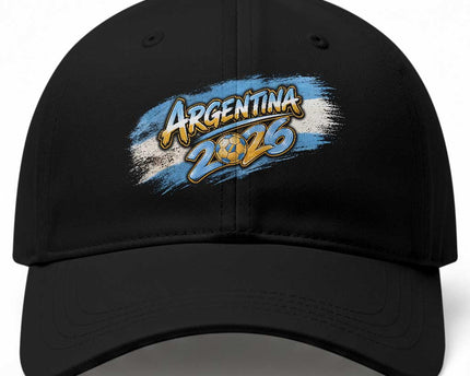 Vintage Argentina Soccer Pride 2026 Graphic Baseball Cap