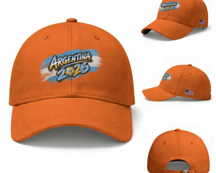 Vintage Argentina Soccer Pride 2026 Graphic Baseball Cap
