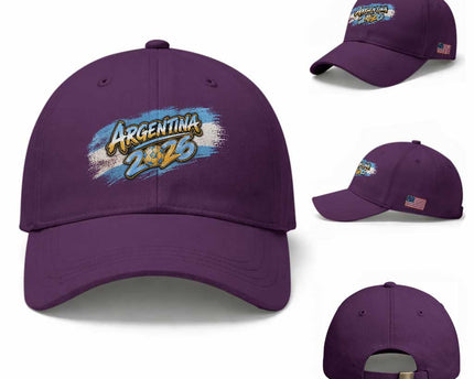 Vintage Argentina Soccer Pride 2026 Graphic Baseball Cap