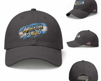 Vintage Argentina Soccer Pride 2026 Graphic Baseball Cap