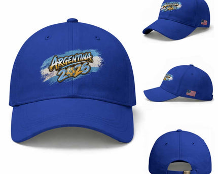 Vintage Argentina Soccer Pride 2026 Graphic Baseball Cap