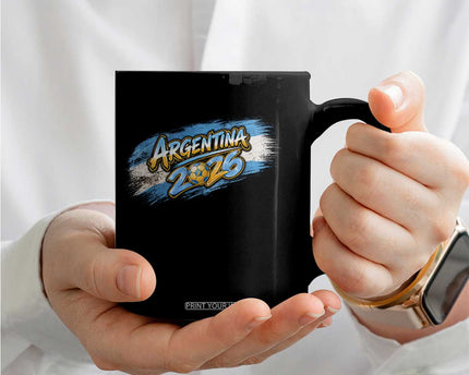 Vintage Argentina Soccer Pride 2026 Graphic Coffee Mug