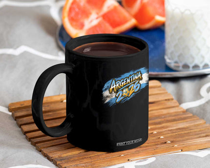 Vintage Argentina Soccer Pride 2026 Graphic Coffee Mug