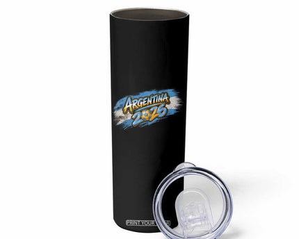 Vintage Argentina Soccer Pride 2026 Graphic Skinny Tumbler