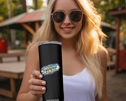 Vintage Argentina Soccer Pride 2026 Graphic Skinny Tumbler
