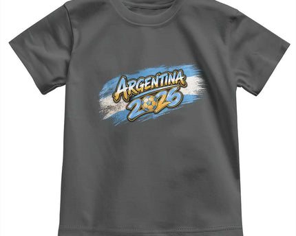 Vintage Argentina Soccer Pride 2026 Graphic Toddler T-Shirt