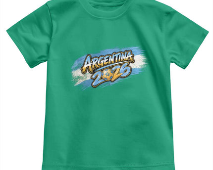 Vintage Argentina Soccer Pride 2026 Graphic Toddler T-Shirt