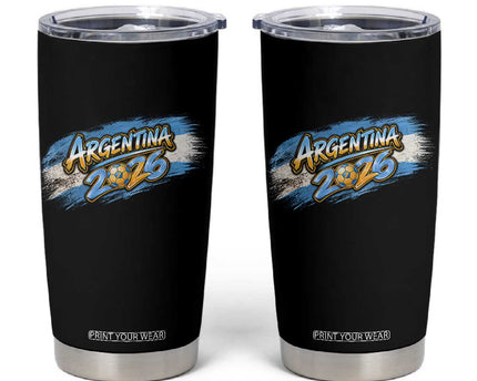 Vintage Argentina Soccer Pride 2026 Graphic Tumbler Cup