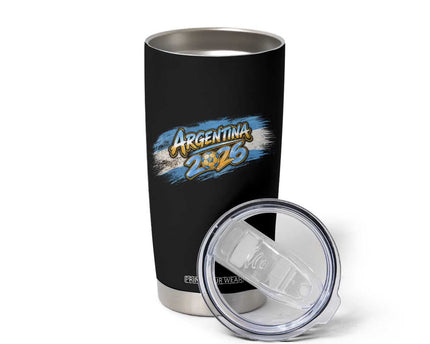 Vintage Argentina Soccer Pride 2026 Graphic Tumbler Cup