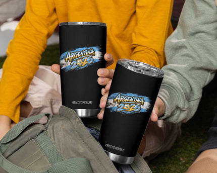 Vintage Argentina Soccer Pride 2026 Graphic Tumbler Cup