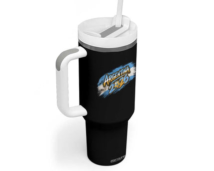 Vintage Argentina Soccer Pride 2026 Graphic Tumbler With Handle