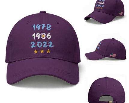 Argentina 3 Stars Champions Baseball Cap