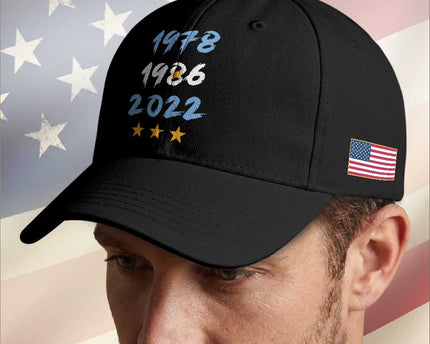 Argentina 3 Stars Champions Baseball Cap