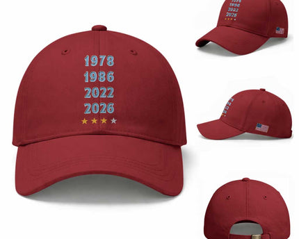 Argentina Flag Pride Soccer Baseball Cap 1978 1986 2022 Future Fourth Star