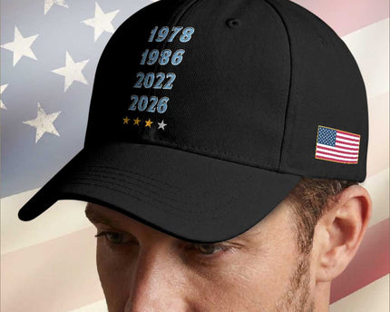 Argentina Flag Pride Soccer Baseball Cap 1978 1986 2022 Future Fourth Star