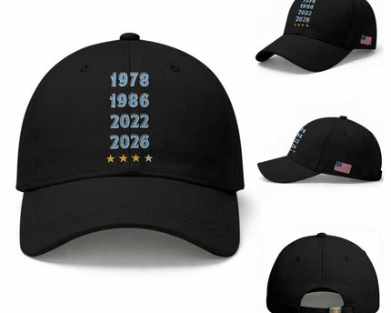 Argentina Flag Pride Soccer Baseball Cap 1978 1986 2022 Future Fourth Star