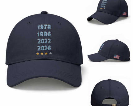 Argentina Flag Pride Soccer Baseball Cap 1978 1986 2022 Future Fourth Star