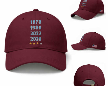 Argentina Flag Pride Soccer Baseball Cap 1978 1986 2022 Future Fourth Star