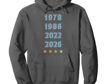 Argentina Flag Pride Soccer Hoodie 1978 1986 2022 Future Fourth Star