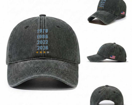 Argentina Flag Pride Soccer Washed Cotton Baseball Cap