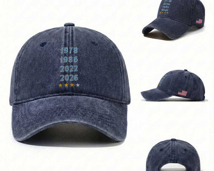 Argentina Flag Pride Soccer Washed Cotton Baseball Cap