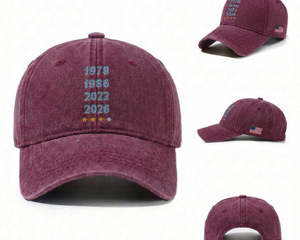 Argentina Flag Pride Soccer Washed Cotton Baseball Cap