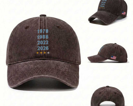 Argentina Flag Pride Soccer Washed Cotton Baseball Cap