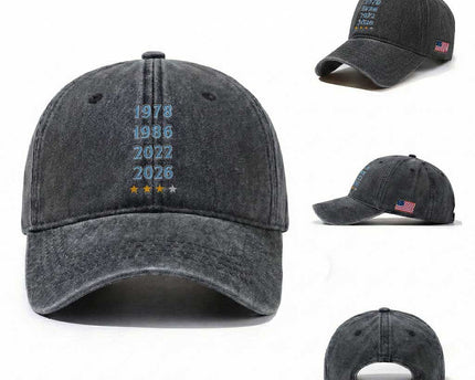 Argentina Flag Pride Soccer Washed Cotton Baseball Cap