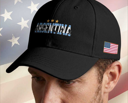Proud Argentina Futbol Supporter National Pride Gift Baseball Cap
