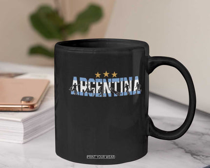 Proud Argentina Futbol Supporter National Pride Gift Coffee Mug