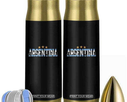 Proud Argentina Futbol Supporter National Pride Gift Bullet Tumbler