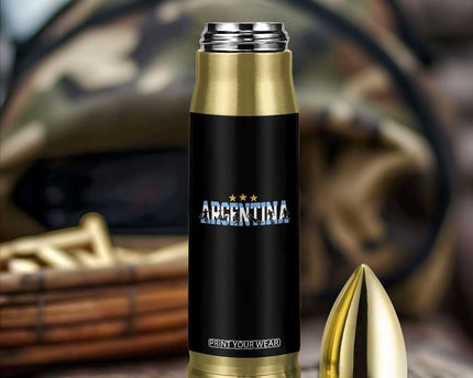 Proud Argentina Futbol Supporter National Pride Gift Bullet Tumbler