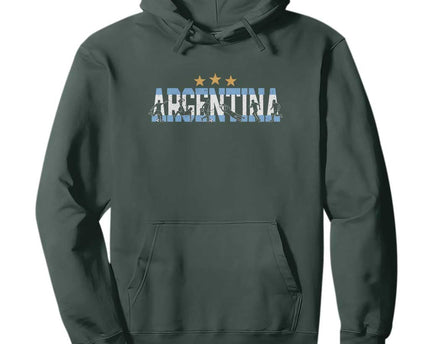 Proud Argentina Futbol Supporter National Pride Gift Hoodie
