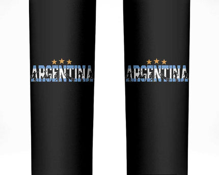 Proud Argentina Futbol Supporter National Pride Gift Skinny Tumbler