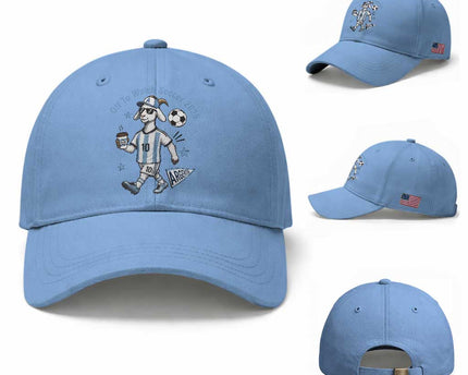 Funny Goat Football Lover Baseball Cap Off To Watch Argentina Soccer 2026