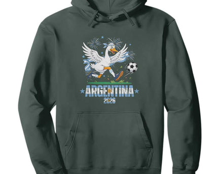 Funny Argentina Soccer Goose Hoodie Football Fan Graphic