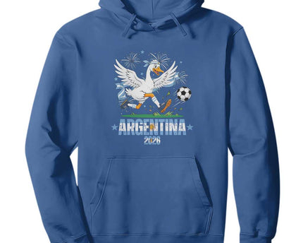 Funny Argentina Soccer Goose Hoodie Football Fan Graphic