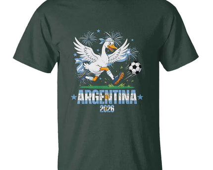 Funny Argentina Soccer Goose T-Shirt Football Fan Graphic