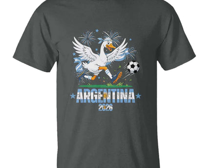 Funny Argentina Soccer Goose T-Shirt Football Fan Graphic