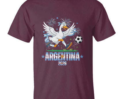 Funny Argentina Soccer Goose T-Shirt Football Fan Graphic