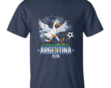 Funny Argentina Soccer Goose T-Shirt Football Fan Graphic