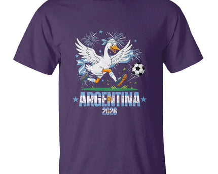 Funny Argentina Soccer Goose T-Shirt Football Fan Graphic