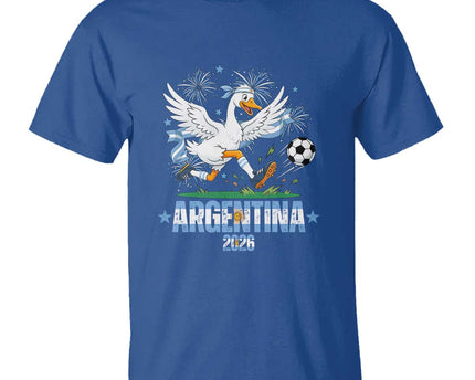 Funny Argentina Soccer Goose T-Shirt Football Fan Graphic