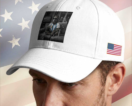 Funny Bigfoot Watching Soccer Baseball Cap Argentina Futbol Fan