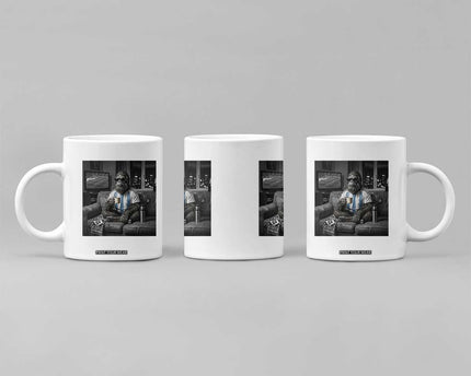Funny Bigfoot Watching Soccer Coffee Mug Argentina Futbol Fan
