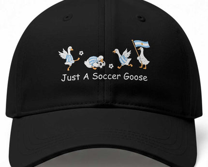 Funny Just A Soccer Goose Baseball Cap Argentina Soccer Lover