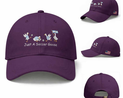 Funny Just A Soccer Goose Baseball Cap Argentina Soccer Lover